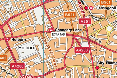 e14000639|Map of EC4A 1AB postcode .